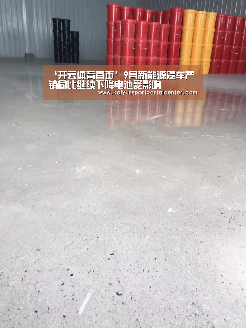 ‘开云体育首页’9月新能源汽车产销同比继续下降电池受影响(图3) 开云即时比分